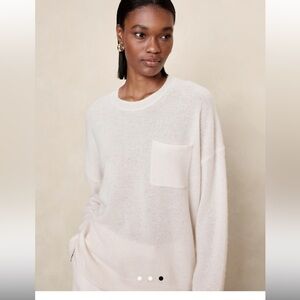 Banana Republic CARO OVERSIZED LIGHTWEIGHT CASHMERE SWEATER  M (fits like L/XL)